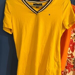 Tommy Hilfiger Yellow Short Sleeve Tee